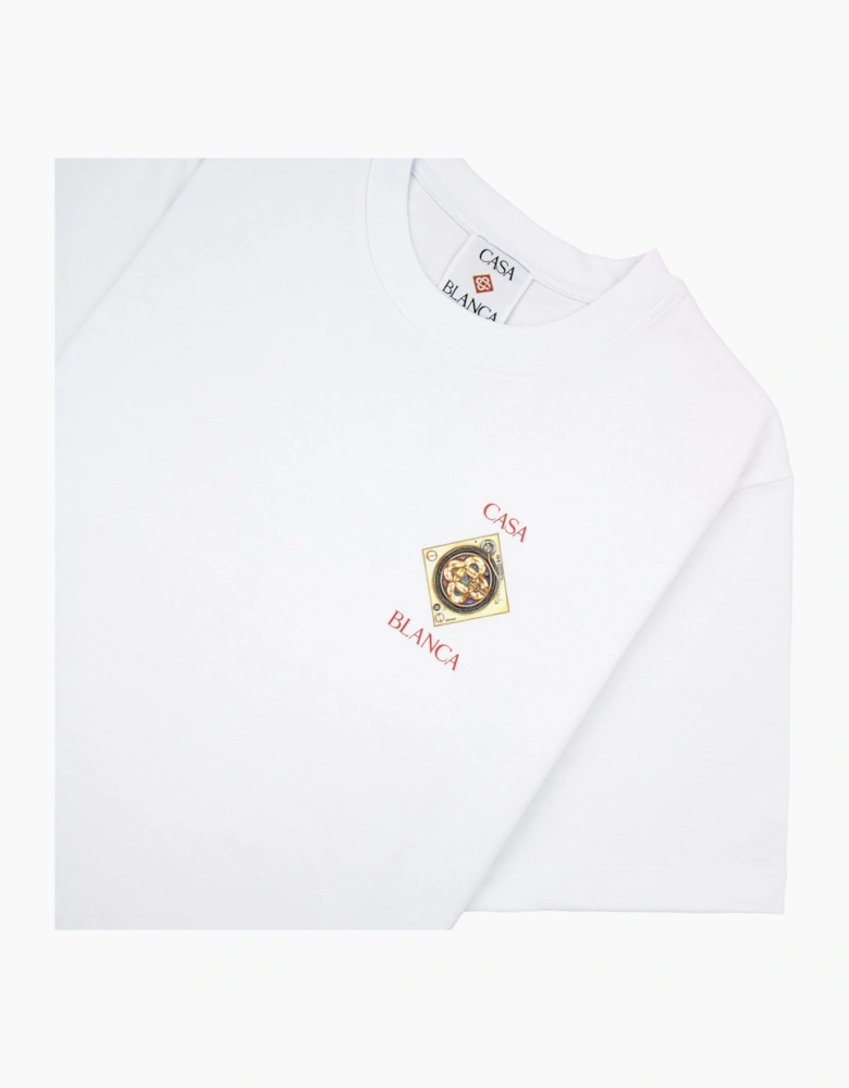 Casablanca Plafond Orne De Musique T-Shirt Bright White