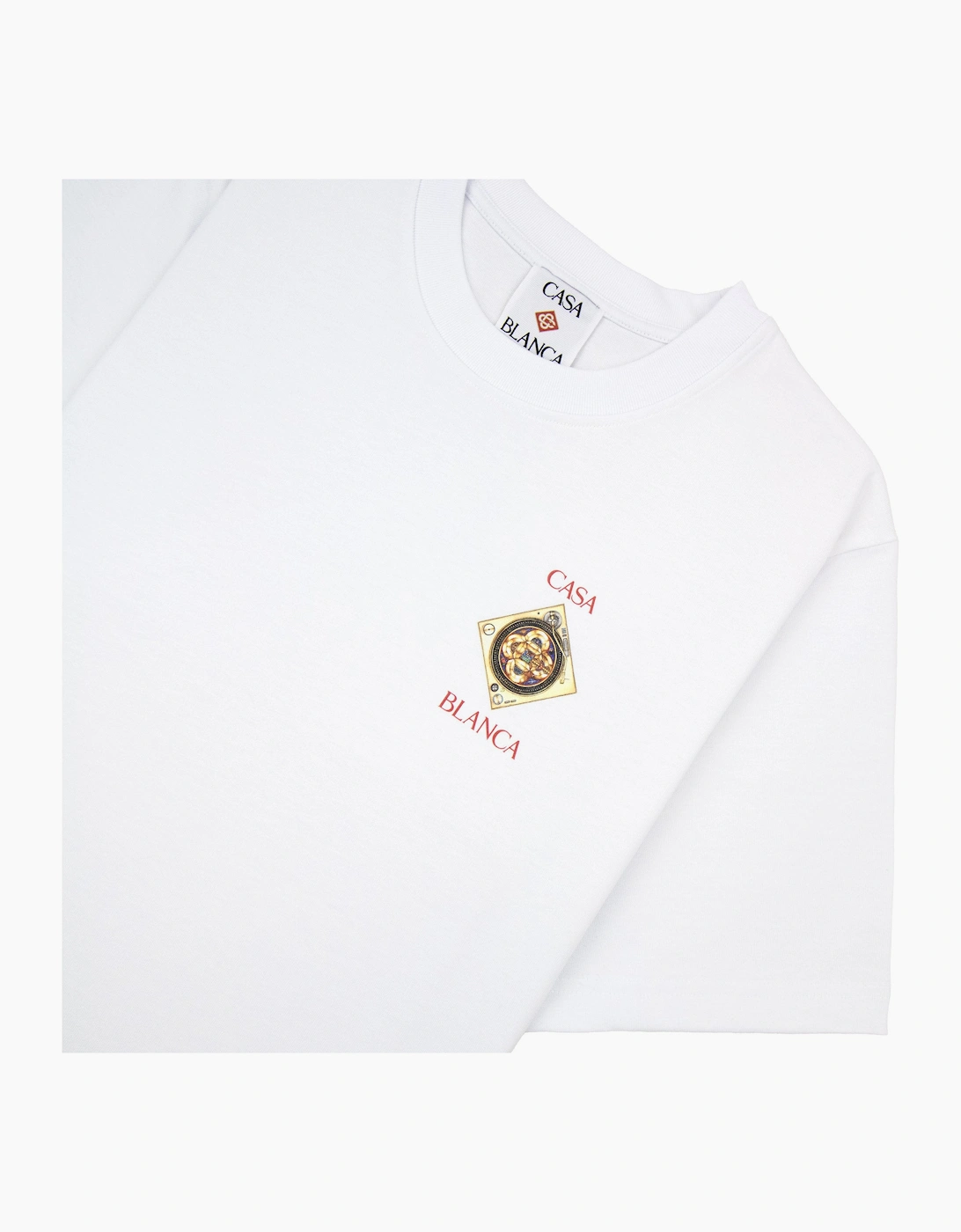 Casablanca Plafond Orne De Musique T-Shirt Bright White