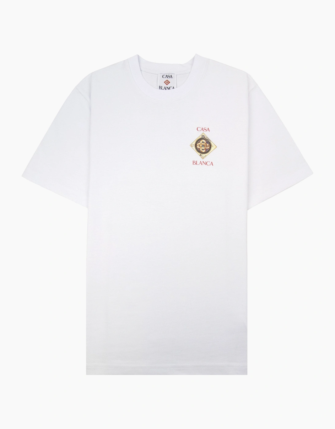 Casablanca Men's Casablanca Plafond Orne De Musique T-Shirt Bright White