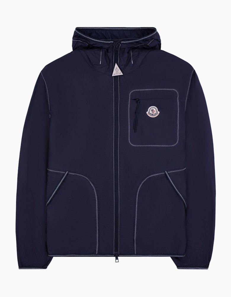 Moncler Terche Hooded Windbreaker Navy 77B