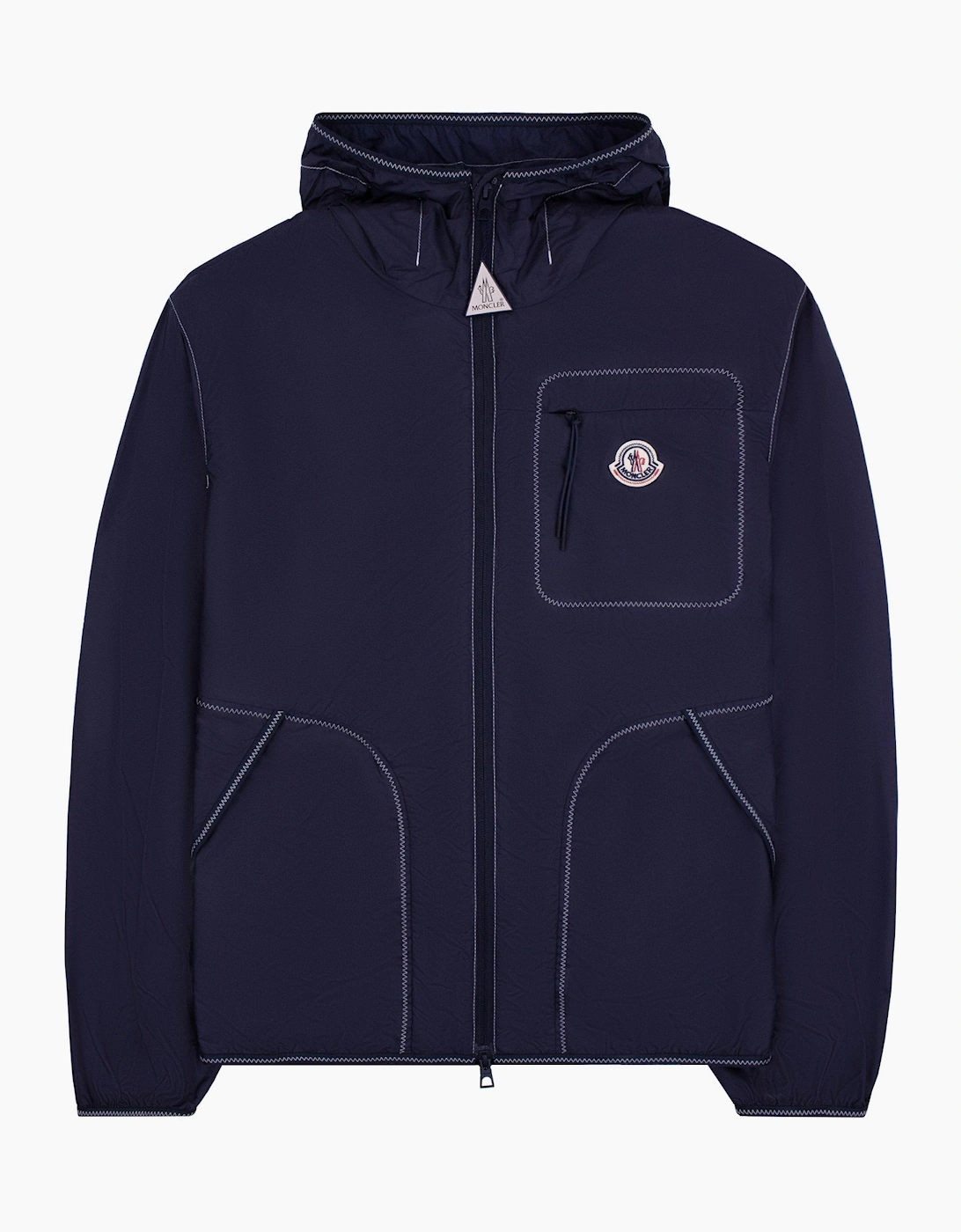 Moncler Terche Hooded Windbreaker Navy 77B