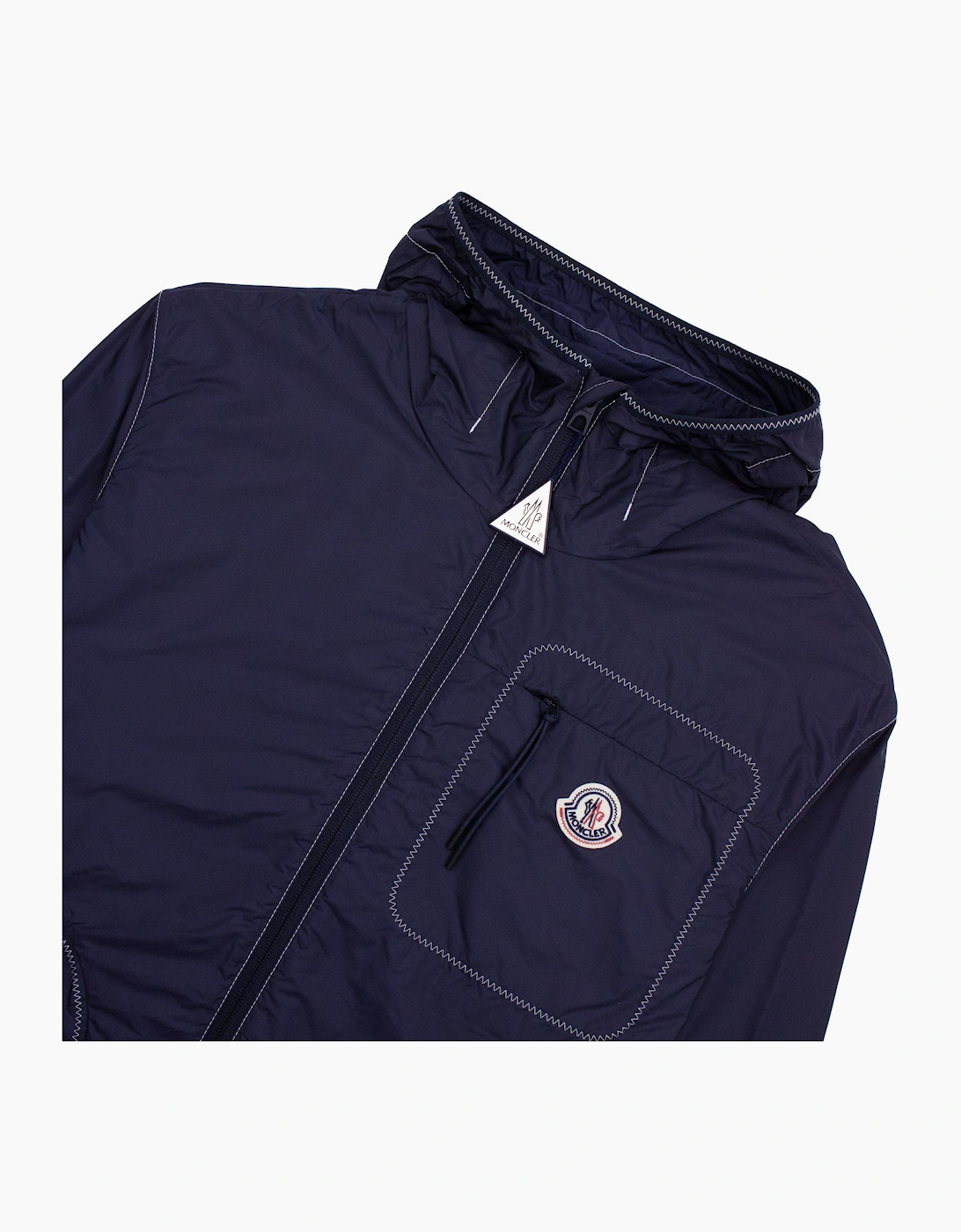 Moncler Terche Hooded Windbreaker Navy 77B