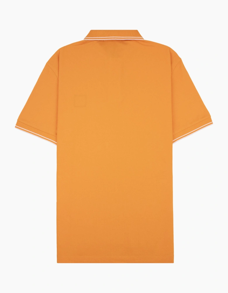 Stone Island Tip Polo SS Orange/White