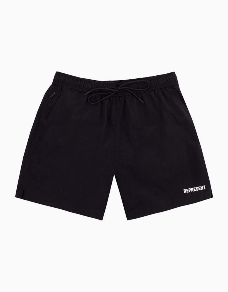 Represent Represent Swim Shorts Jet Black