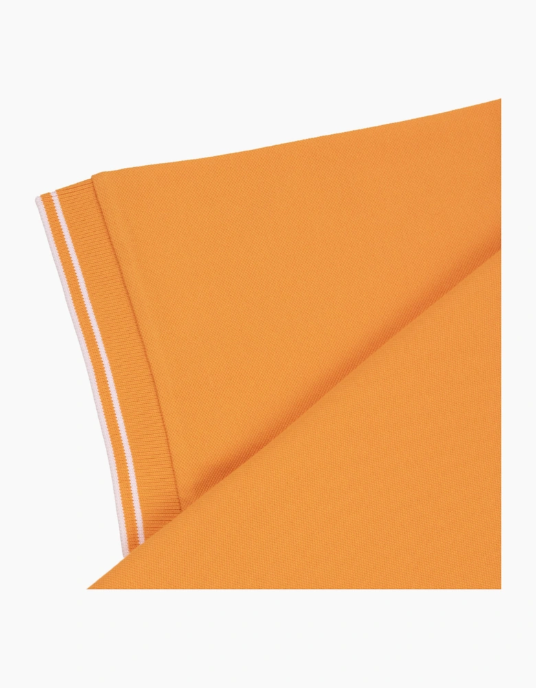 Stone Island Tip Polo SS Orange/White