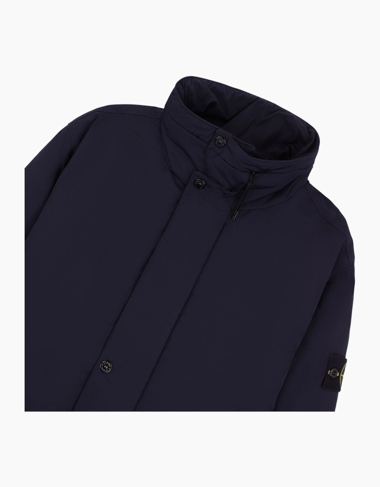 Stone Island 43726 Micro Twill Anti Drop Blouson Jacket Navy V0020