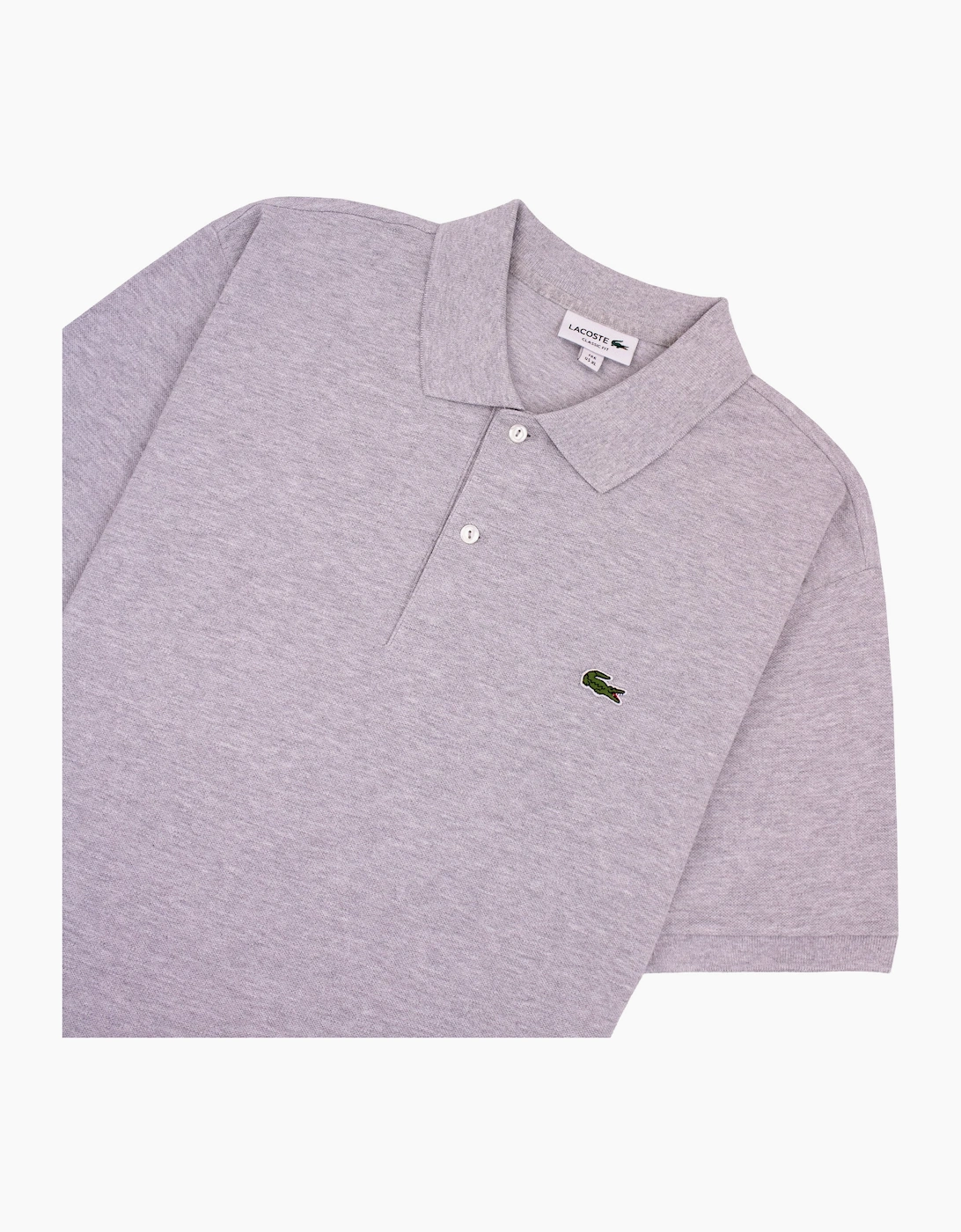 Lacoste Classic Fit L.12.12 Original Polo Shirt Grey 2303