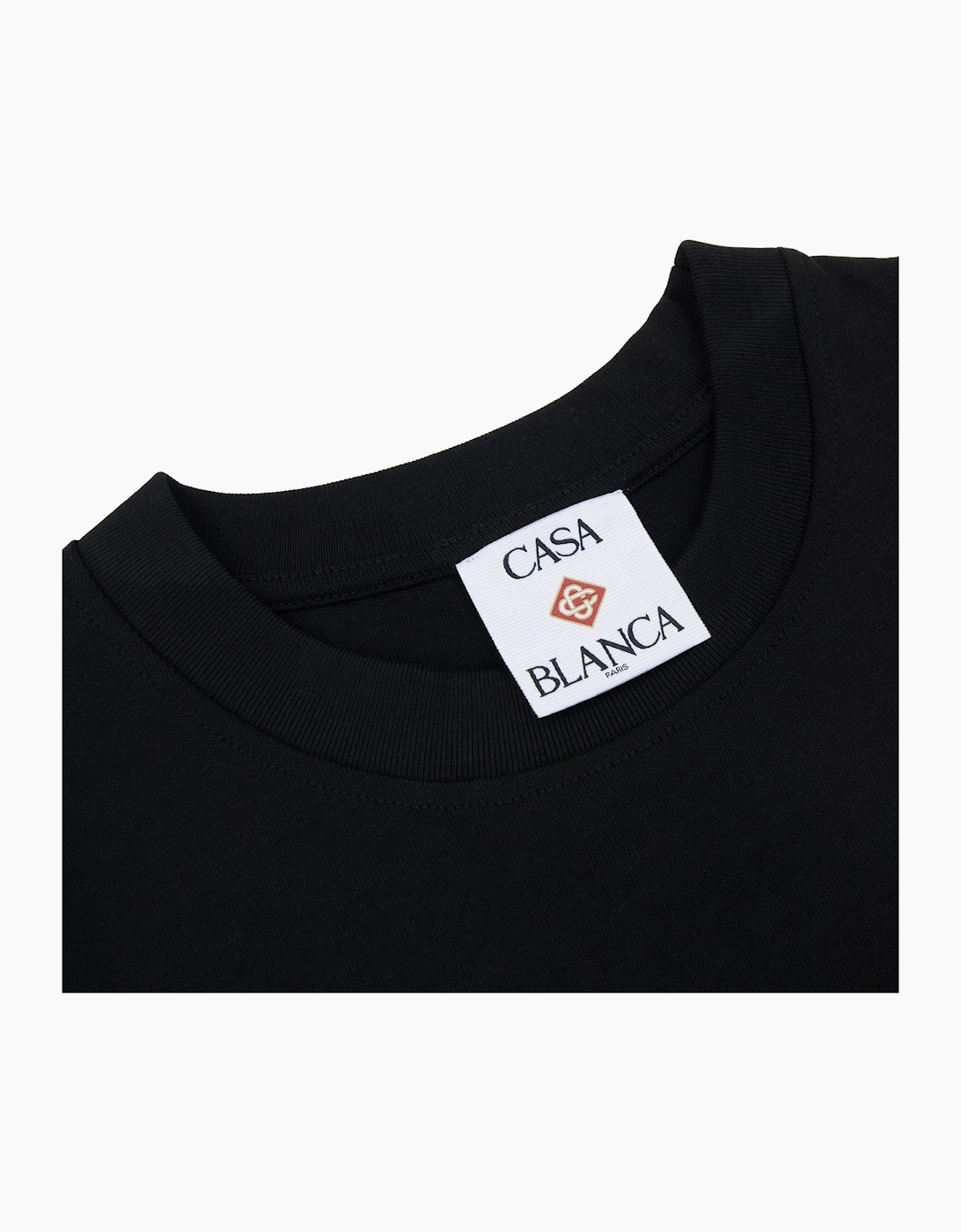 Casablanca Arches Classic Short Sleeve T-Shirt Black/Pink