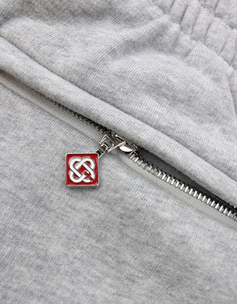 Casablanca Cashmere Blend Fleece Joggers Grey Marle