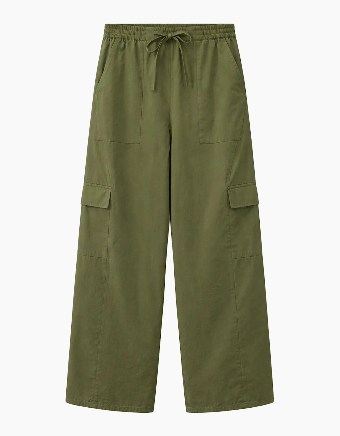 Khaki Cargo Pocket Trousers