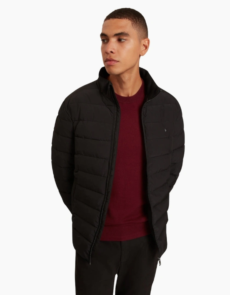 Ted Baker Quilted Lightweight Black Jacket