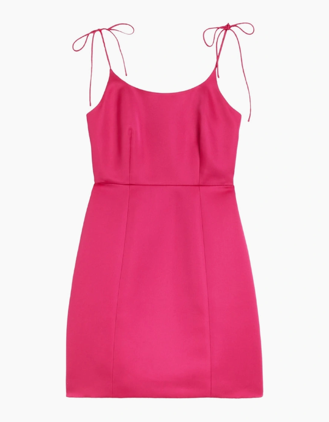 Ted Baker Women's Ted Baker Kavala Tie Strap Bodice Waist Fuchsia Mini Dress - Pink