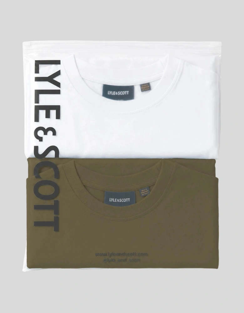Crew Neck Kidswear 2-Pack T-Shirt