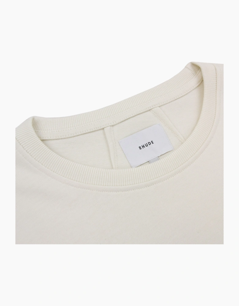 Rhude Virgin Island Script Printed Tee Vintage White