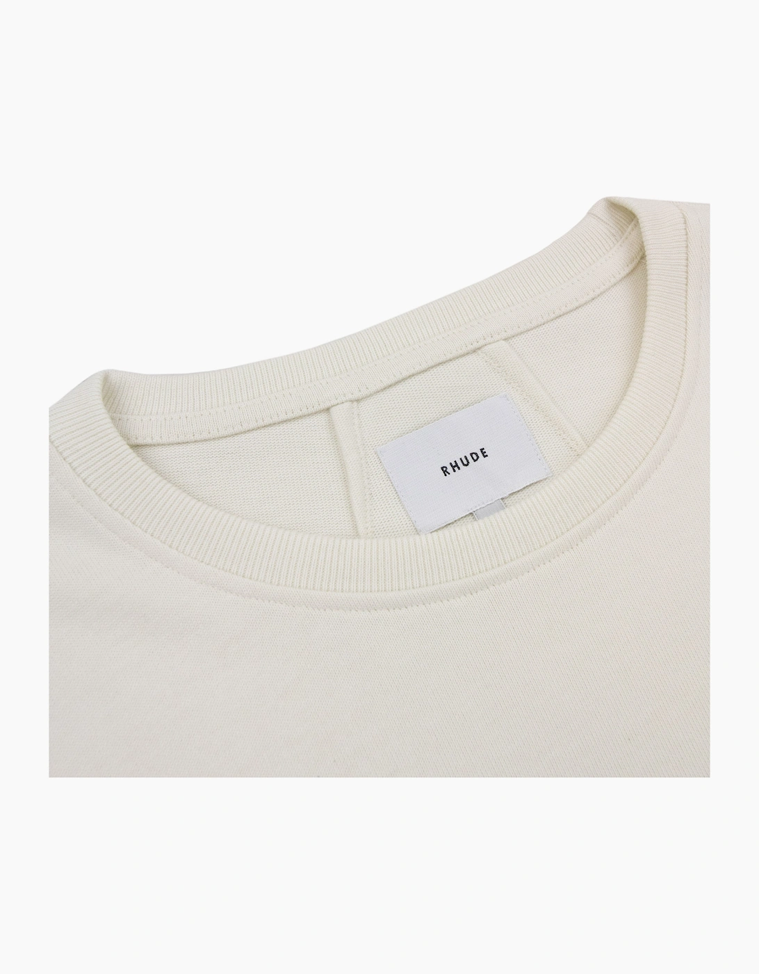 Rhude Virgin Island Script Printed Tee Vintage White