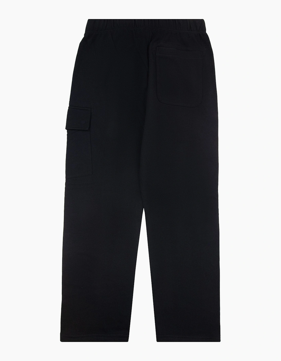 Cp Company Diagonal Raised Fleece Cargo Sweatpants Black 999