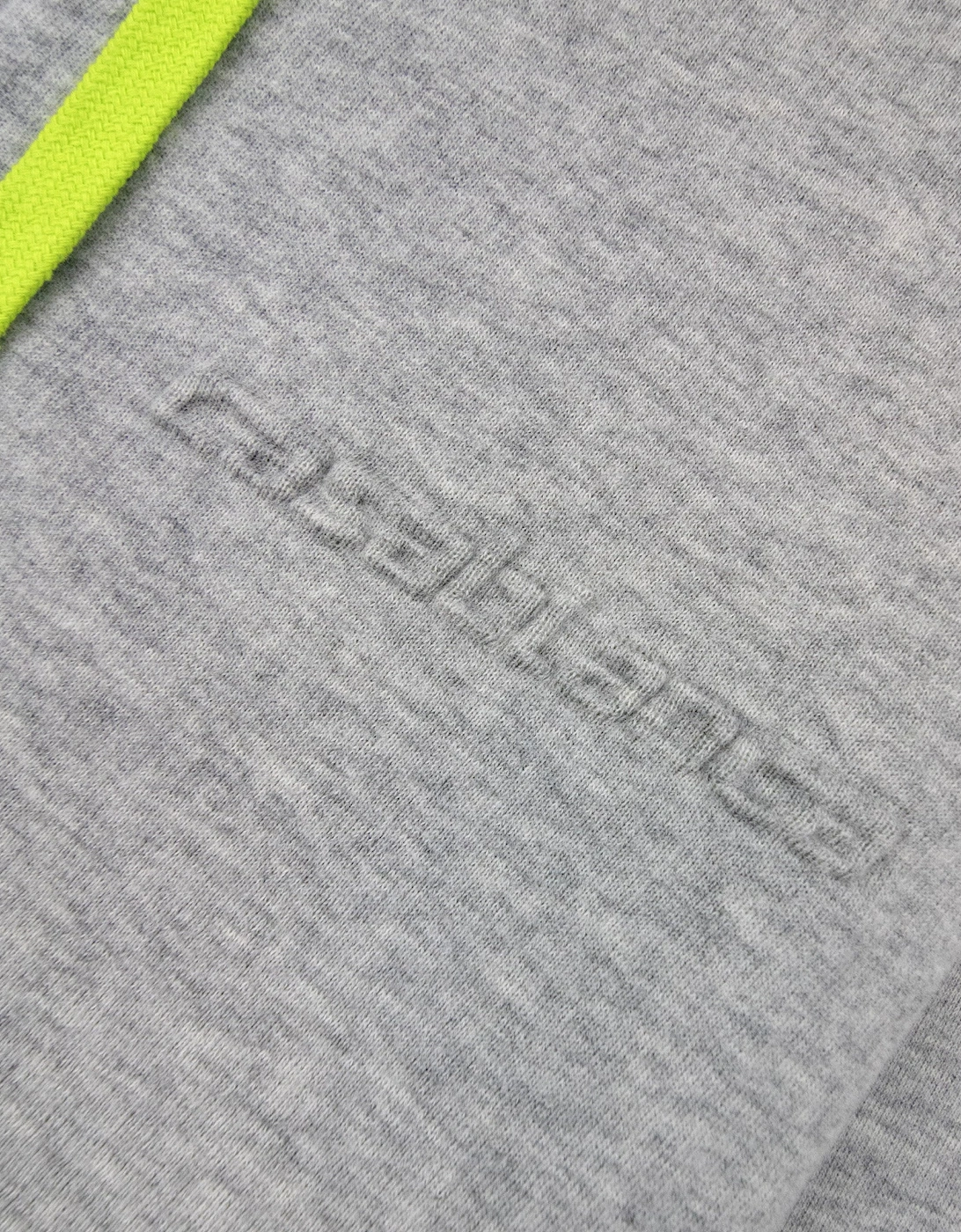 Casablanca Cashmere Blend Zip Hooded Sweatshirt Grey Marle
