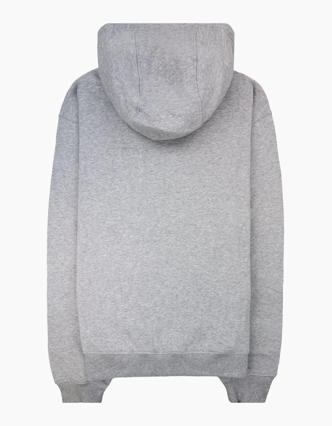 Casablanca Cashmere Blend Zip Hooded Sweatshirt Grey Marle