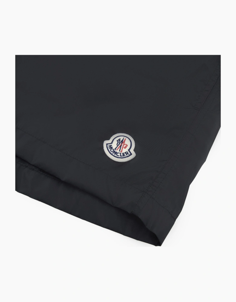 Moncler Logo Patch Swim Shorts Black 999