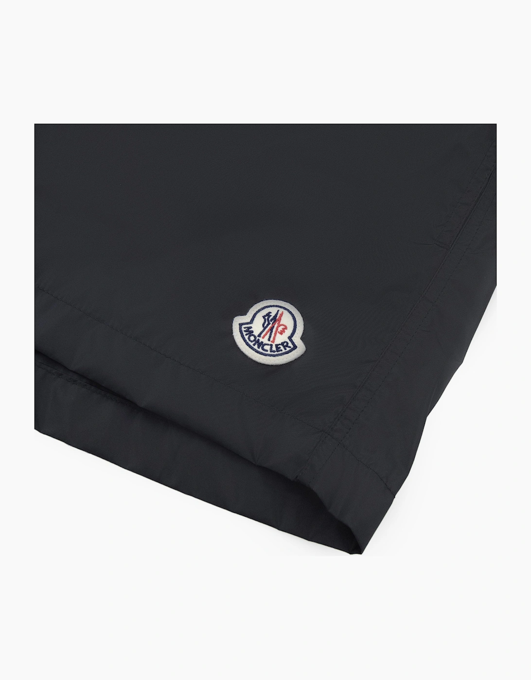 Moncler Logo Patch Swim Shorts Black 999