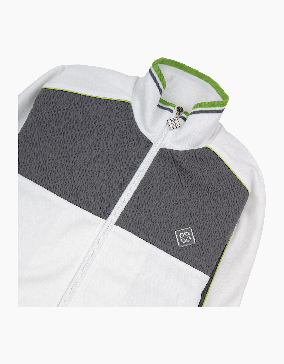 Casablanca Tennis Jacquard Track Jacket Grey/White