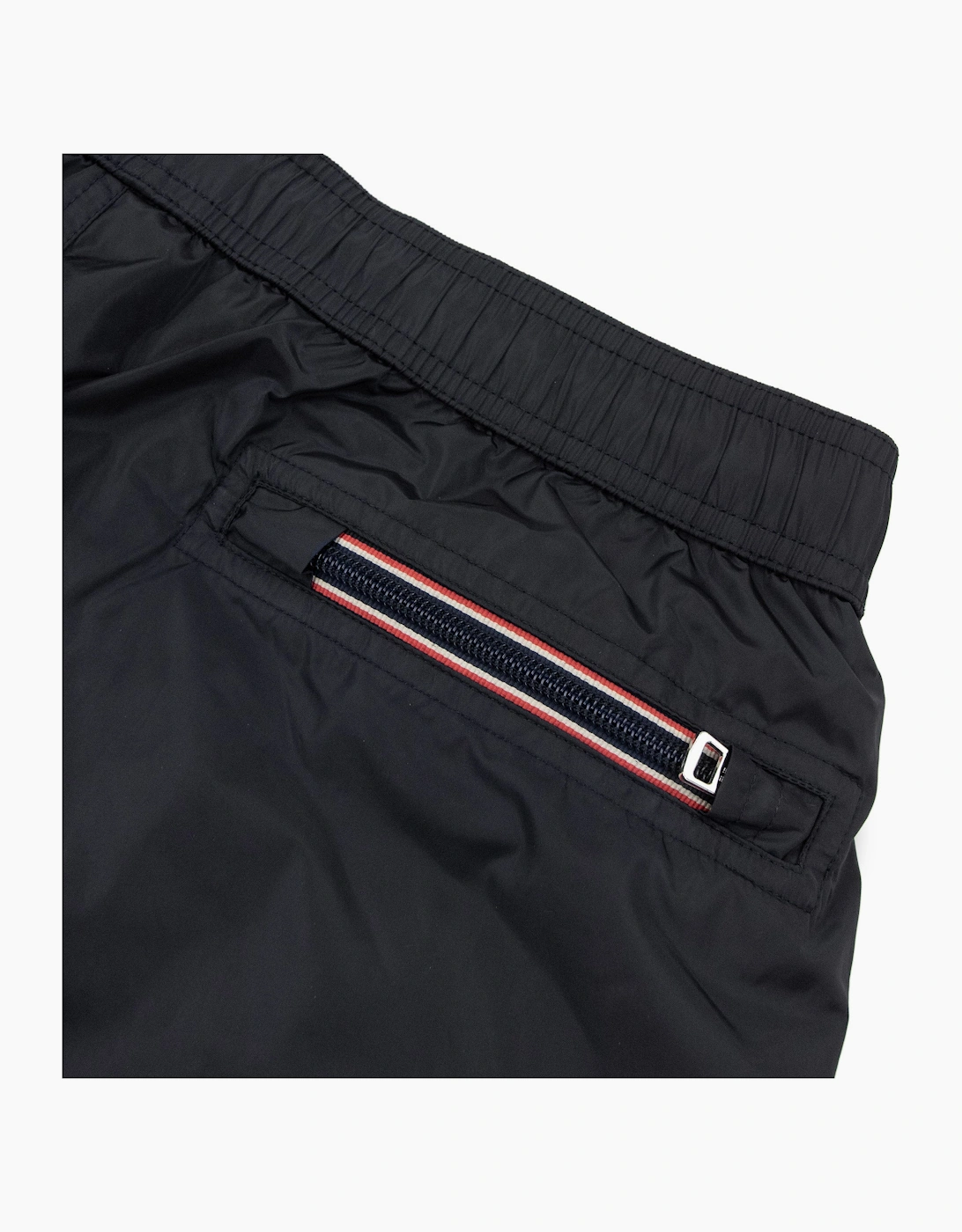 Moncler Logo Patch Swim Shorts Black 999