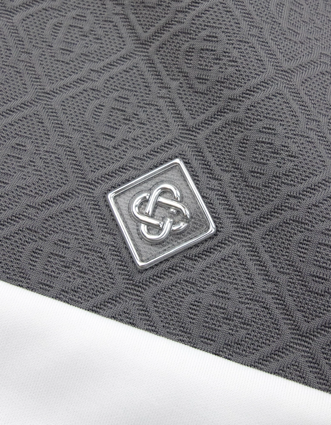 Casablanca Tennis Jacquard Track Jacket Grey/White