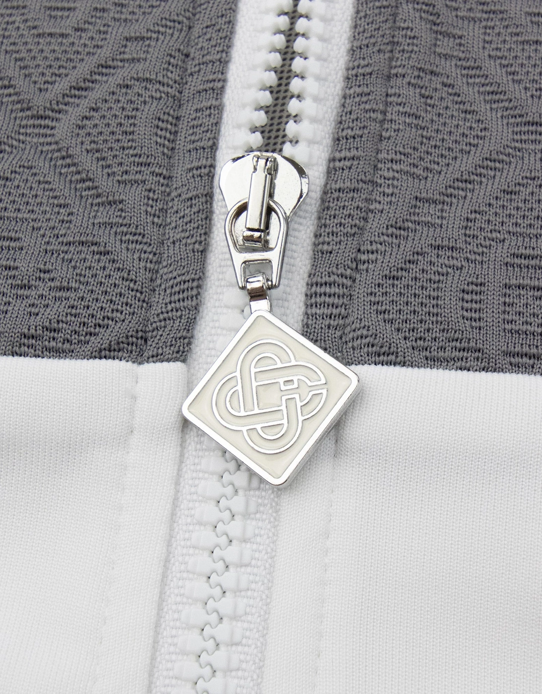Casablanca Tennis Jacquard Track Jacket Grey/White