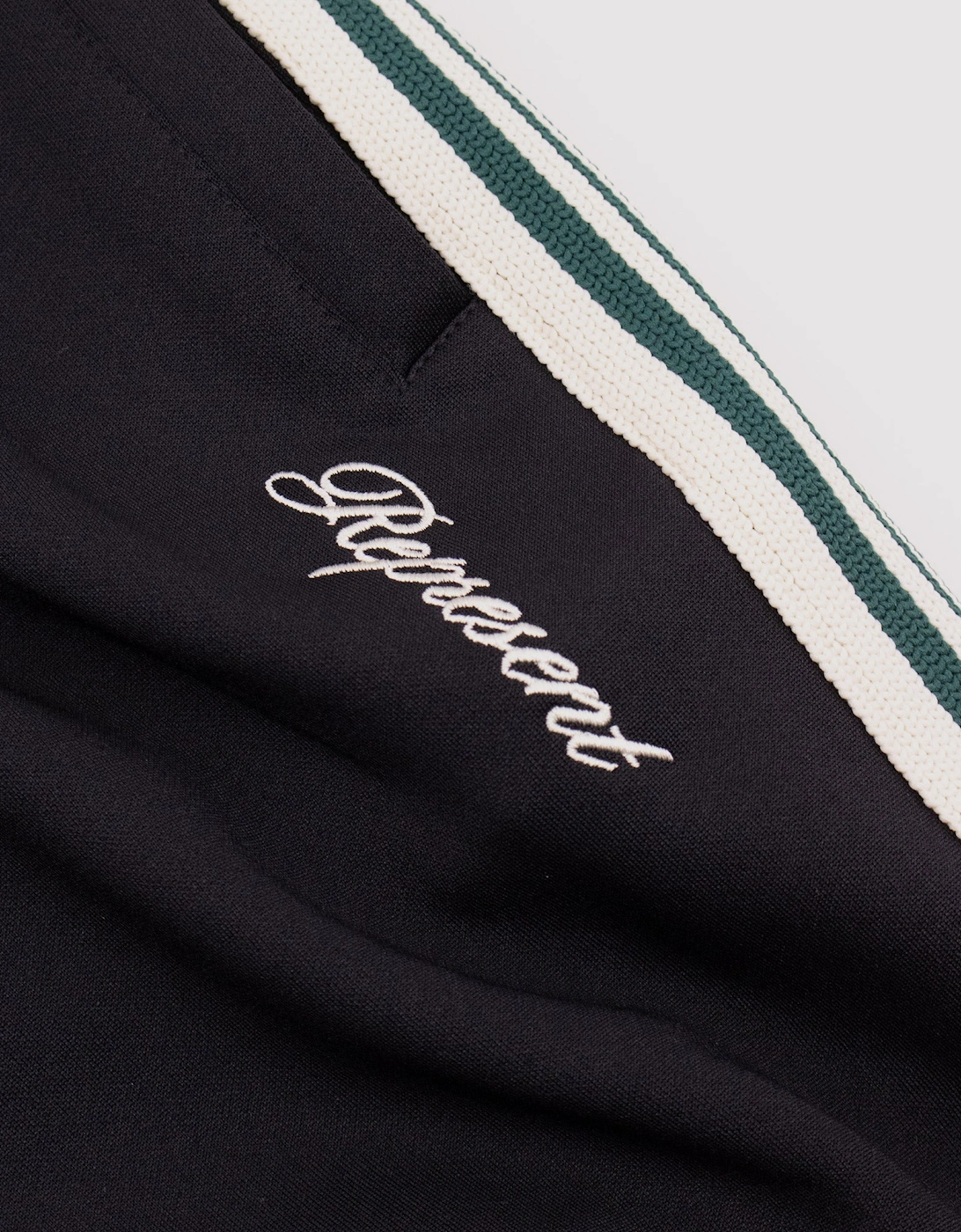 Represent Taped Track Pants Black
