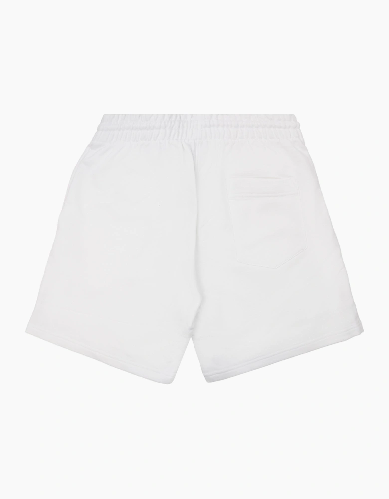 Casablanca Tennis Club Icon Sweat Shorts White