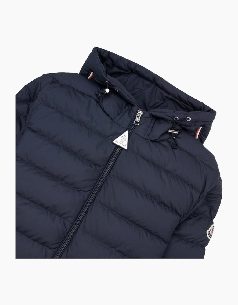 Moncler Vermeille Hooded Short Down Jacket NAVY 779