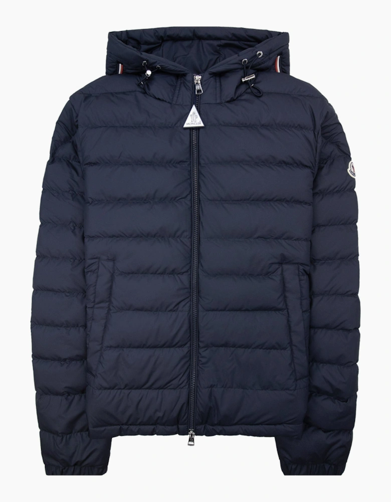 Moncler Vermeille Hooded Short Down Jacket NAVY 779