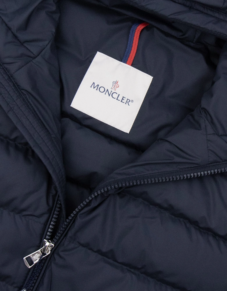 Moncler Vermeille Hooded Short Down Jacket NAVY 779