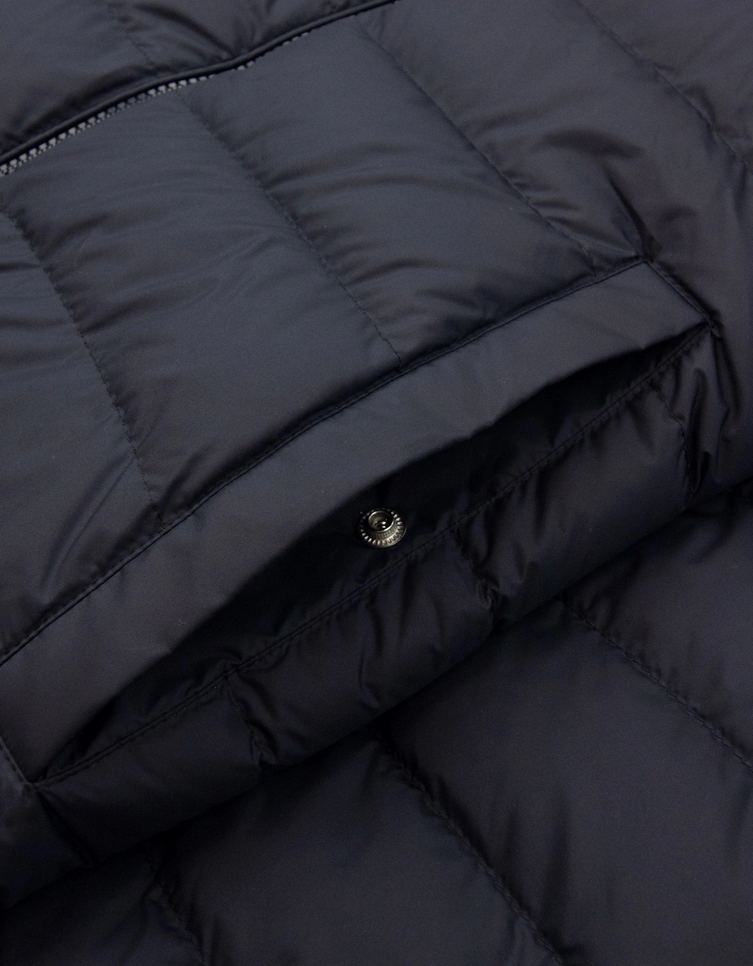 Moncler Vermeille Hooded Short Down Jacket NAVY 779