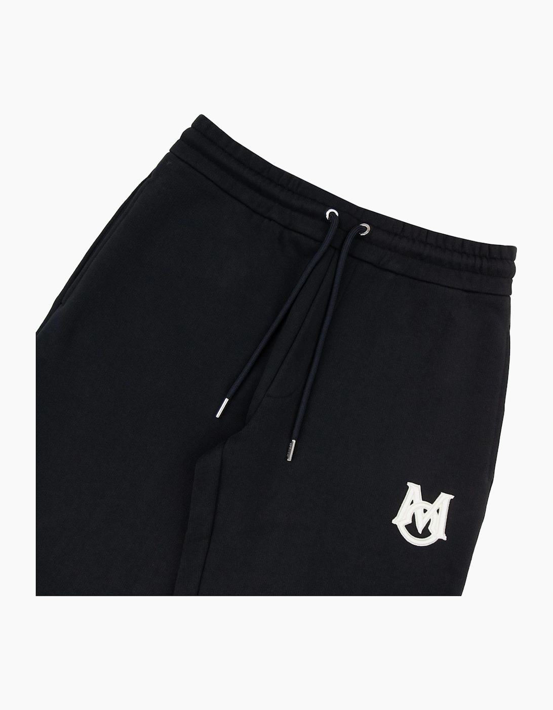 Moncler Patch Logo Sweat Bottoms Black 999