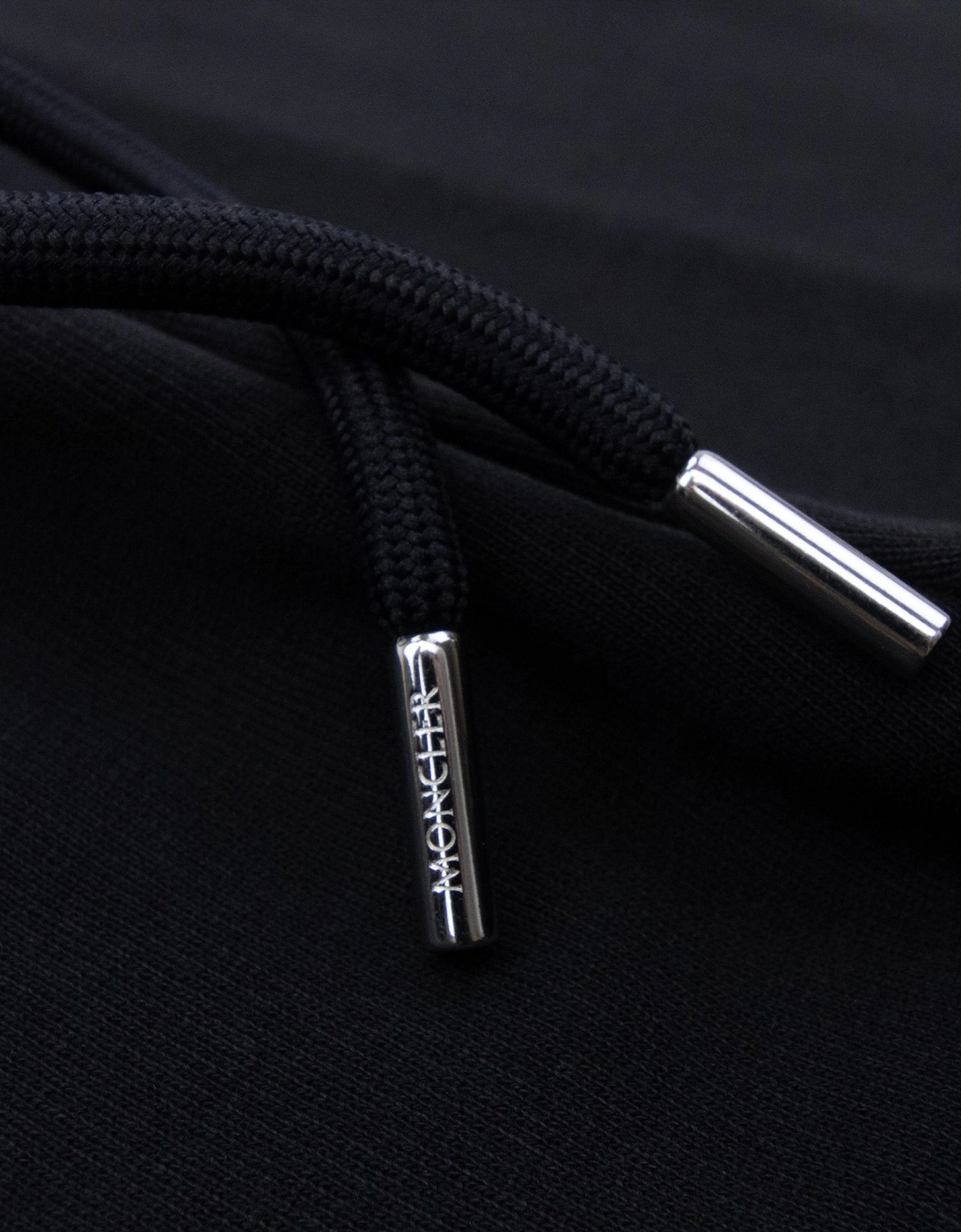 Moncler Patch Logo Sweat Bottoms Black 999
