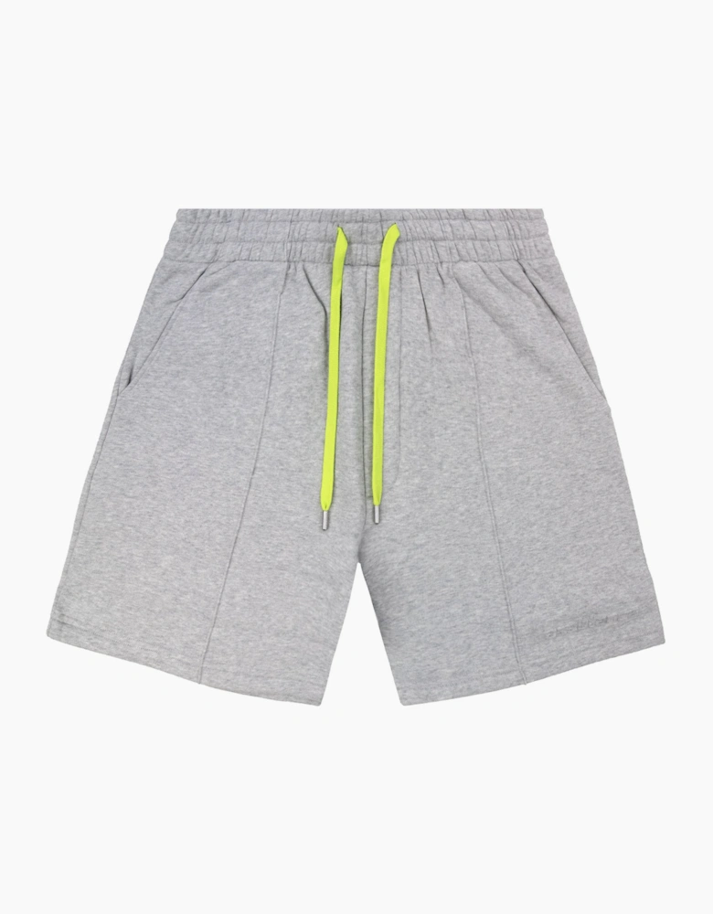 Casablanca Cashmere Blend Sweat Shorts Grey Marle
