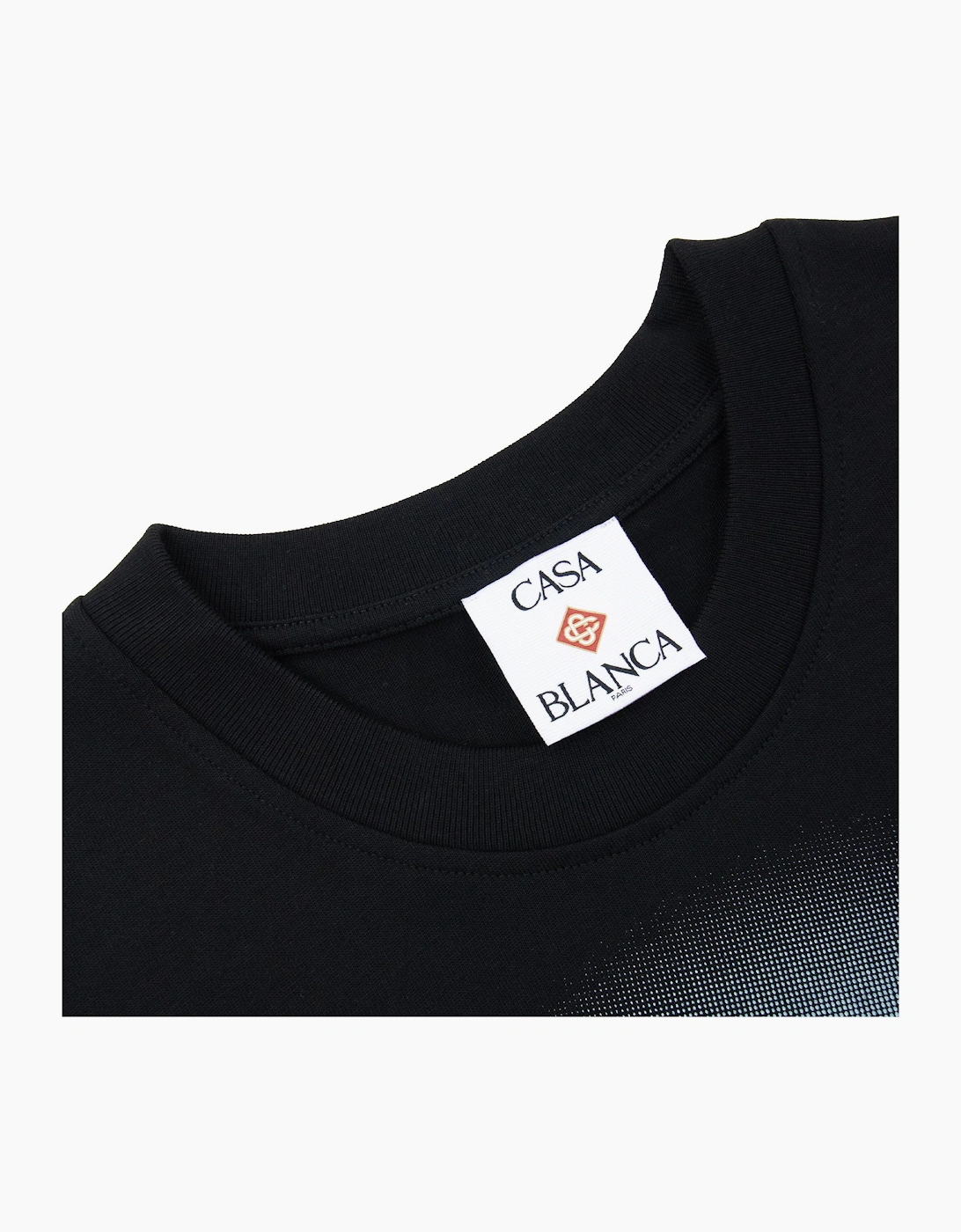 Casablanca Airbrush Mushroom Logo T-Shirt Black