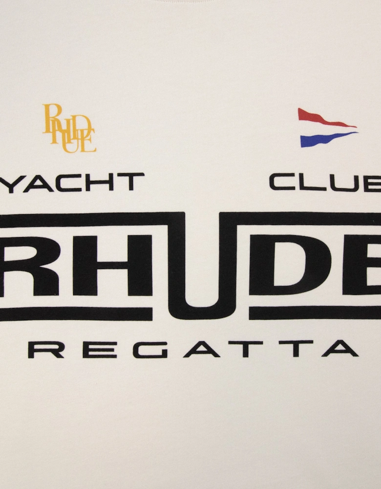 Rhude Regatta Club Tee Vintage White