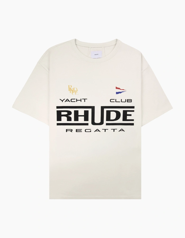 Rhude Regatta Club Tee Vintage White