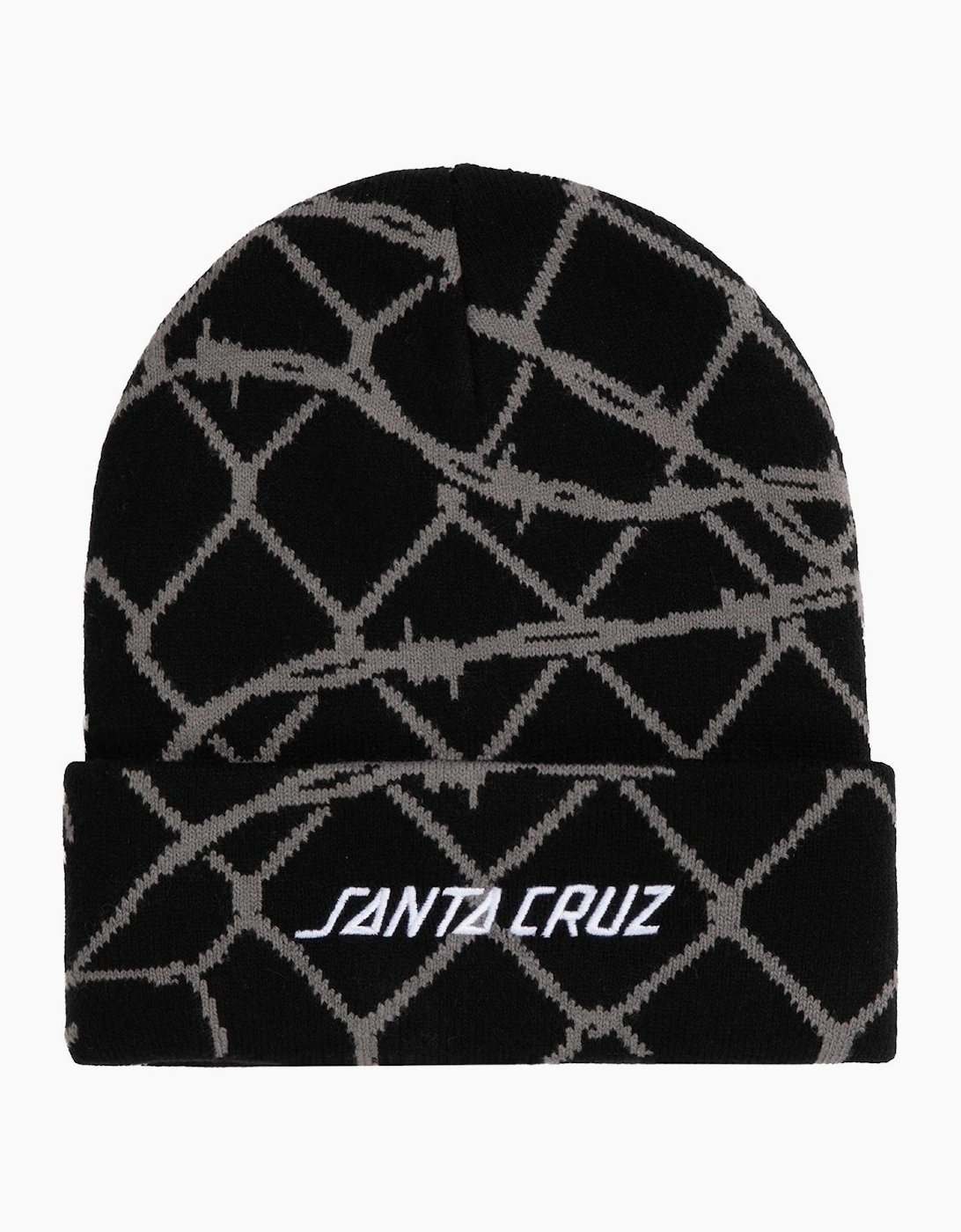 Santa Cruz Mens Spot Chain Beanie - Black