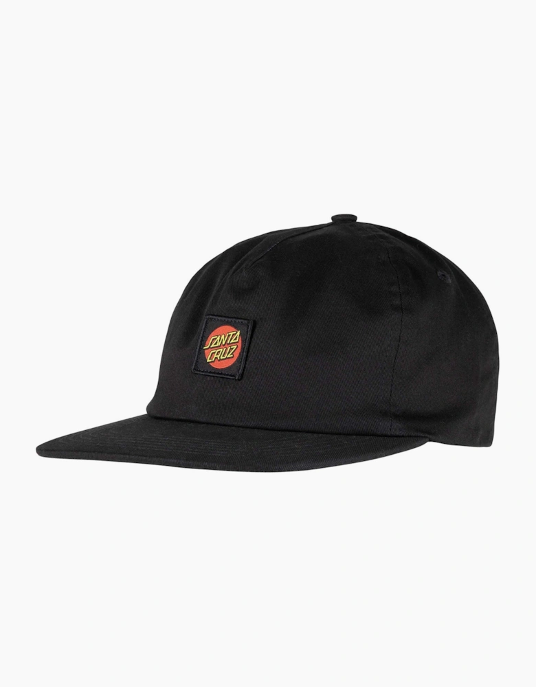 Santa Cruz Mens Cruz Label Snapback Baseball Cap