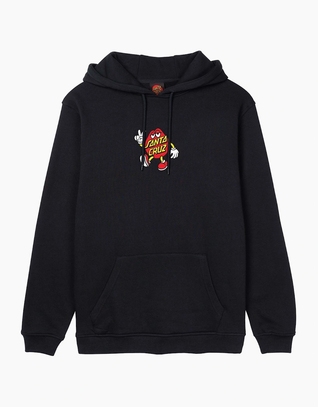 Santa Cruz Men's Santa Cruz Mens Dot Guy Front Hoodie - Black