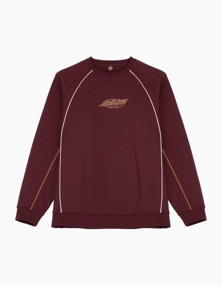 Santa Cruz Mens Pinstripe Crew Sweatshirt