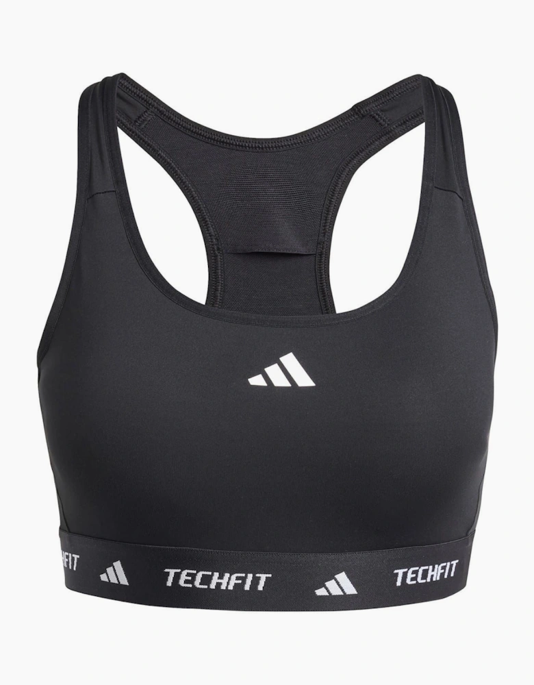 Crew Neck Compression Fit Cropped Bra