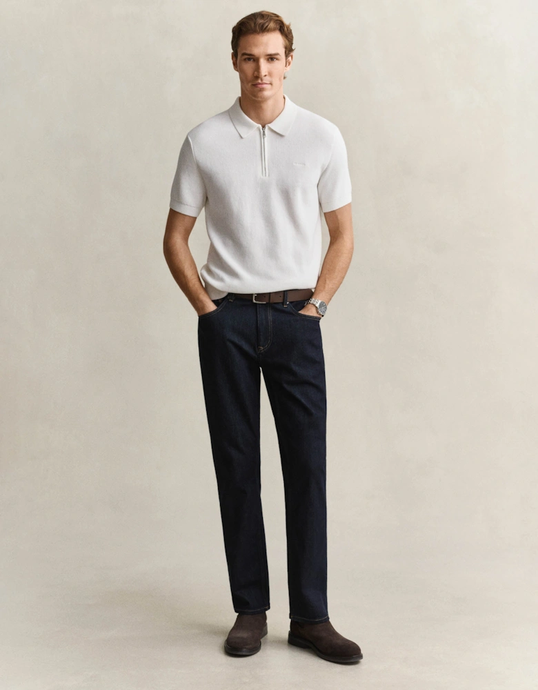 GANT Mens Classic Regular Fit Jeans - 960 Dark Blue