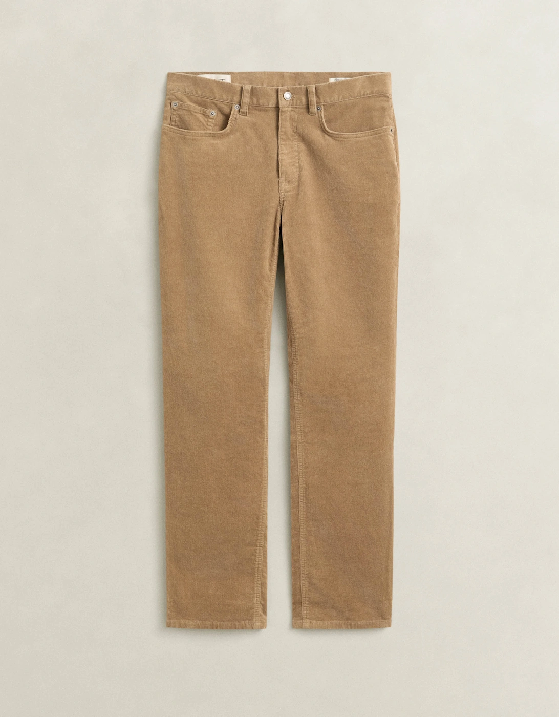 GANT Mens Regular Fit Cord Jeans - 264 Light Taupe