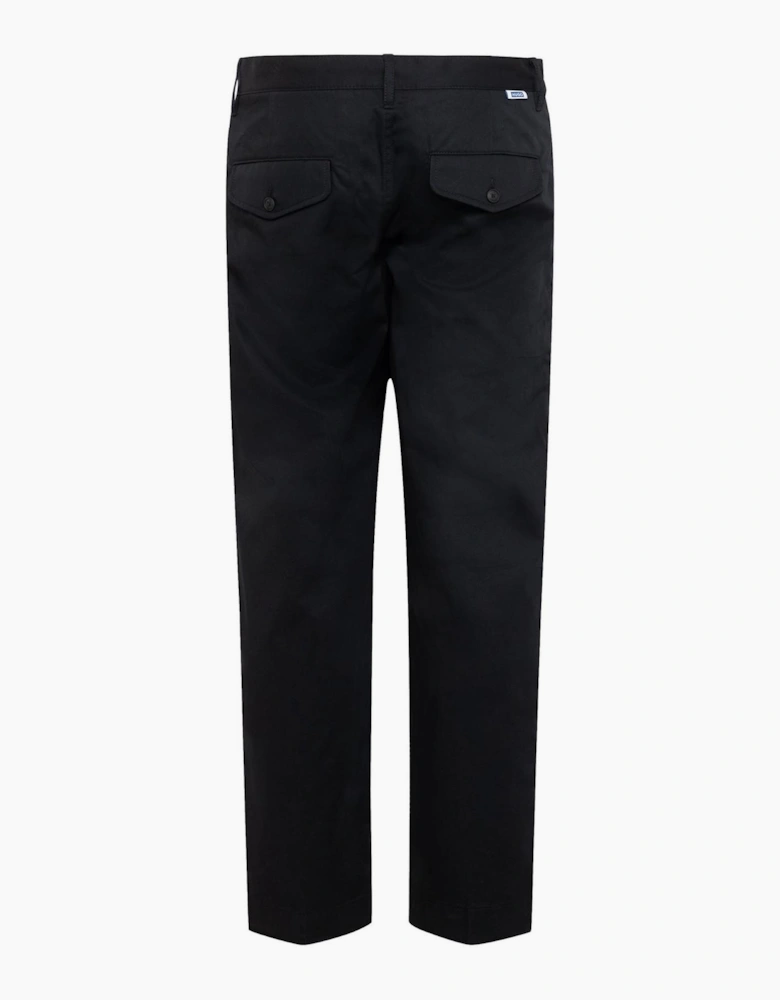 Solid Patterned Regular Fit Five Pocket Chinos