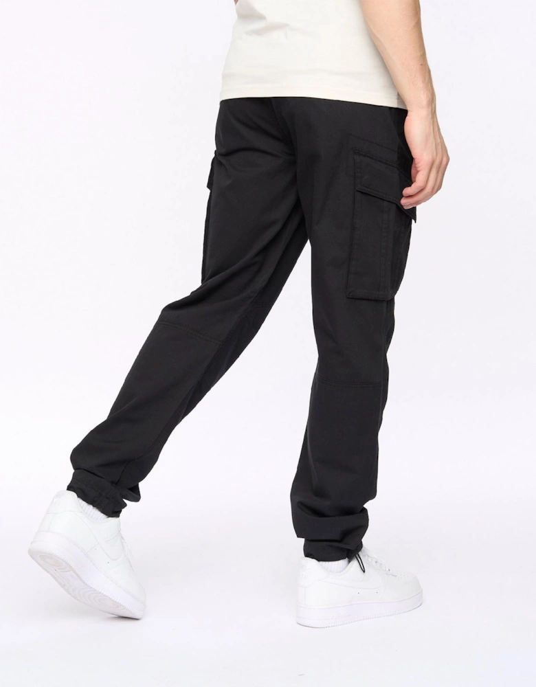 Sidemoore Regular Fit Solid Patterned Combat Cargo Pants