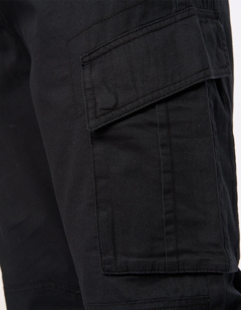 Sidemoore Regular Fit Solid Patterned Combat Cargo Pants